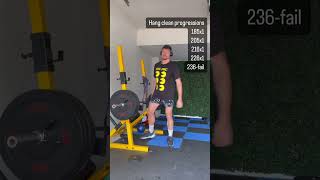 Hang clean progressions