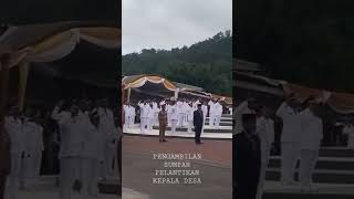 Sumpah Pelantikan Kepala Desa di Kab. Ngada NTT