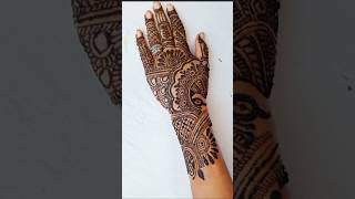 beautiful back hand mehndi design#shortfeed