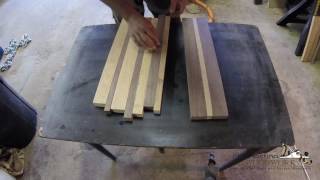 001 Black Cherry and Black Walnut End Table part 1