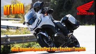 HONDA nt 1100 2022 #walkaround#specs#firstride#review#testride#toughts​​​​#ridealong