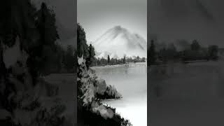 Bob Ross - Mt. McKinley - Digital Painting #shorts