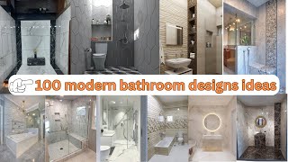 100 Beautiful bathroom ka design/ bathroom tiles design 2023/ bathroom color ideas