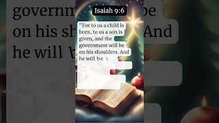 Christmas Bible Verse - The 1st Day of Christmas