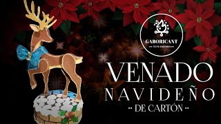 VENADO NAVIDEÑO DE CARTÓN / manualidades para navidad DIY