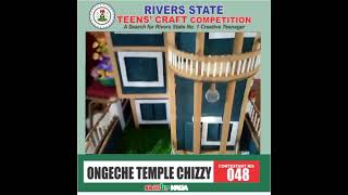 SKILLUP NAIJA'S TEENS' CRAFT COMPETITION: ONGECHE TEMPLE CHIZZY #skillupnaija #skills