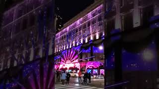 Saks #christmas #christmaslights New York United States USA #travel playing Elton John @ Christmas