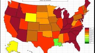 Map: Leading Economic Indicators By State, November 2012