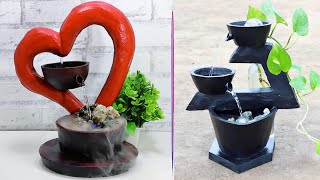 Cement Craft - Awesome Top 2 Indoor Tabletop Waterfall Fountains | Best Handmade Waterfall Fountains