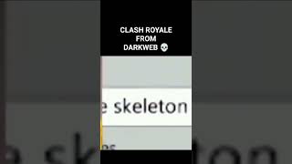 Clash Royale from Darkweb #clashroyale