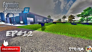 Farming Simulator 22 ITA EP#12 ARRIVA LA STALLA DELLE  MUCCHE map Shire Farm #sten84