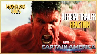 CAPTAIN AMERICA BRAVE NEW WORLD OFFICIAL TRAILER REACTION