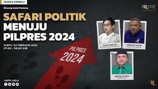 Pengamat Politik Yusak Farchan - Live Radio MQFM Jogja 92,3 FM "Safari Politik Menuju Pilpres 2024"