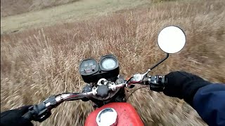 Осенняя Покатушка на иж юпитер 5 по бездорожью, положил юпитера offroad