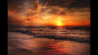 Beautiful beach and sunset