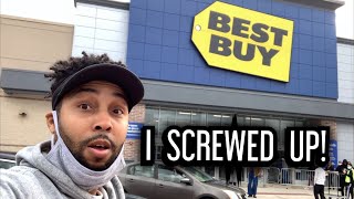 I SCREWED UP 😭!  FIRE RED AIR JORDAN 4 and XBOX PICKUP VLOG