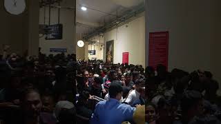 Crowd inside Bangalore Metro Station #bangalore #newyear #2024