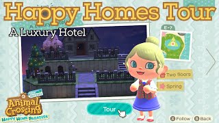 Amazing Luxury Hotel Tour! | ACNH Happy Homes Paradise | Animal Crossing New Horizons