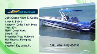 2014 Ocean Hawk 33 Cuddy