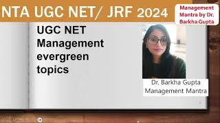 UGC NET Management most important topics/ repetitive topics of management/ Dr. Barkha Gupta