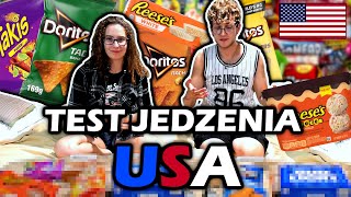 TEST JEDZENIA z USA 🍔🇺🇸🍩