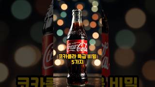 코카콜라의 특급 비밀들 ( 아무도 모르는 콜라의 비밀 5가지 )