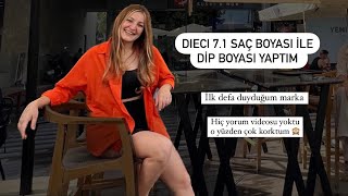 Dieci 7.1 Küllü kumral ile saçlarımı boyadım