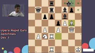 Opera Euro Rapid Tournament 2021 Semifinals Day 1 - Highlights