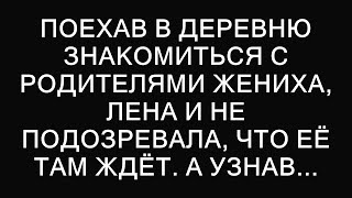 Поехав в деревню знакомиться с родителями жениха, Лена и не подозревала, что её там ждёт. а узнав...