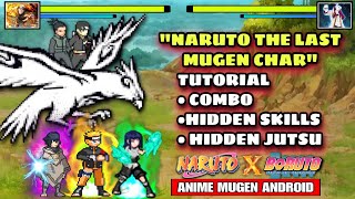 TUTORIAL COMBOS, HIDDEN SKILLS & JUTSU‼️ EASY STEPS /Naruto X Boruto Storm Mugen Android