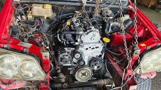 premier rio swap engine Swift diesel....................#swift #engine #swap #swapengine #diesel