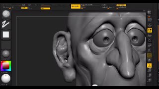 Cartoon Head ZBrush Speed Sculpt