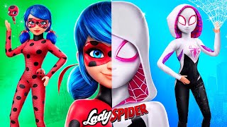 Ladybug's Familie vs Spider Familie- 32 Ideen für Puppen