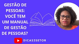 Gestão de pessoas: manual!