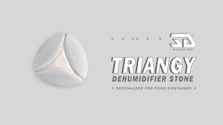 TRIANGY DEHUMIDIFIER FOR FOOD CONTAINER