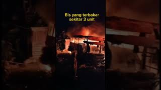 Bis Margo Mulyo Pekalongan terbakar.