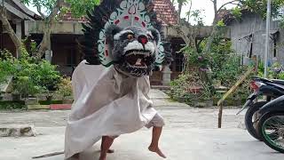 BARONGAN SALJU ABU-ABU BERMAIN SENDIRI #barongan #werdoyodemak