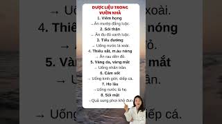 Dược liệu trong vườn nhà | Bác sĩ Trang #bácsĩtrang #phongthuy #bácsĩtrangxươngkhớp