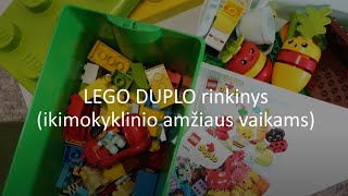 „Lego Duplo“ rinkinys (ikimokyklinio amžiaus vaikams)