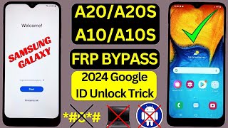 Samsung A10,A10s,A20,A20s FRP Bypass Without Pc 2024 Android 11 Google Account Bypass - No *#0*#