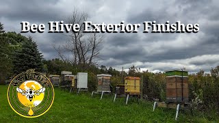 Bee Hive Best Finishes Compared after years of exposure to weather.