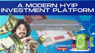 A Modern HYIP Investment Platform || Best HYIP Investment Website with Source Code