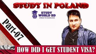 How did I get student visa| Study in Poland from Bangladesh: Part-07