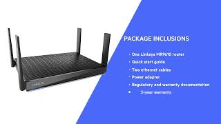 Linksys MR9610 Max Stream AX6000 Dual Band WiFi 6 Router