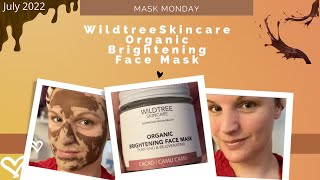 Happy Mask Monday - Wildtree brightening face mask. July 2022