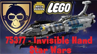 Lego Set 75377 - Invisible Hand from Star Wars *** Speed Build and Review ***