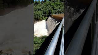 Vista da barragem de Mata Cobra RS #água #barragem #Shorts