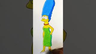 Drawing Marge Simpson