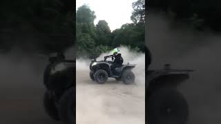 Yamaha Grizzly дрифт