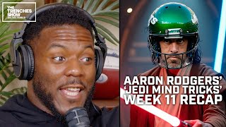 Aaron Rodgers Tried Playing ‘Jedi Mind Tricks’ on Zaire | Jets vs. Colts Week 11 Recap and Shoutouts